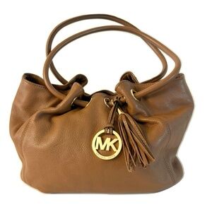 MICHAEL Michael Kors Cognac Leather Astor Ring Bag